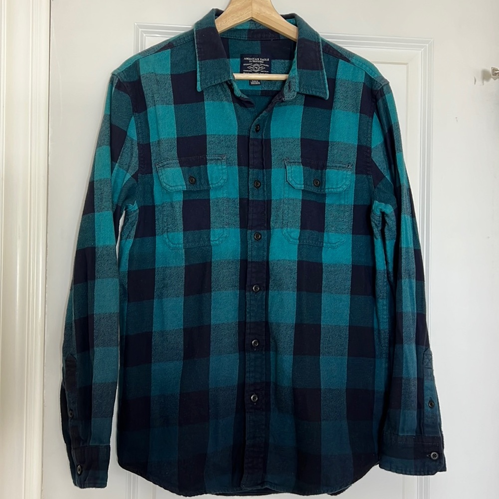 American Eagle flannel plaid shirt